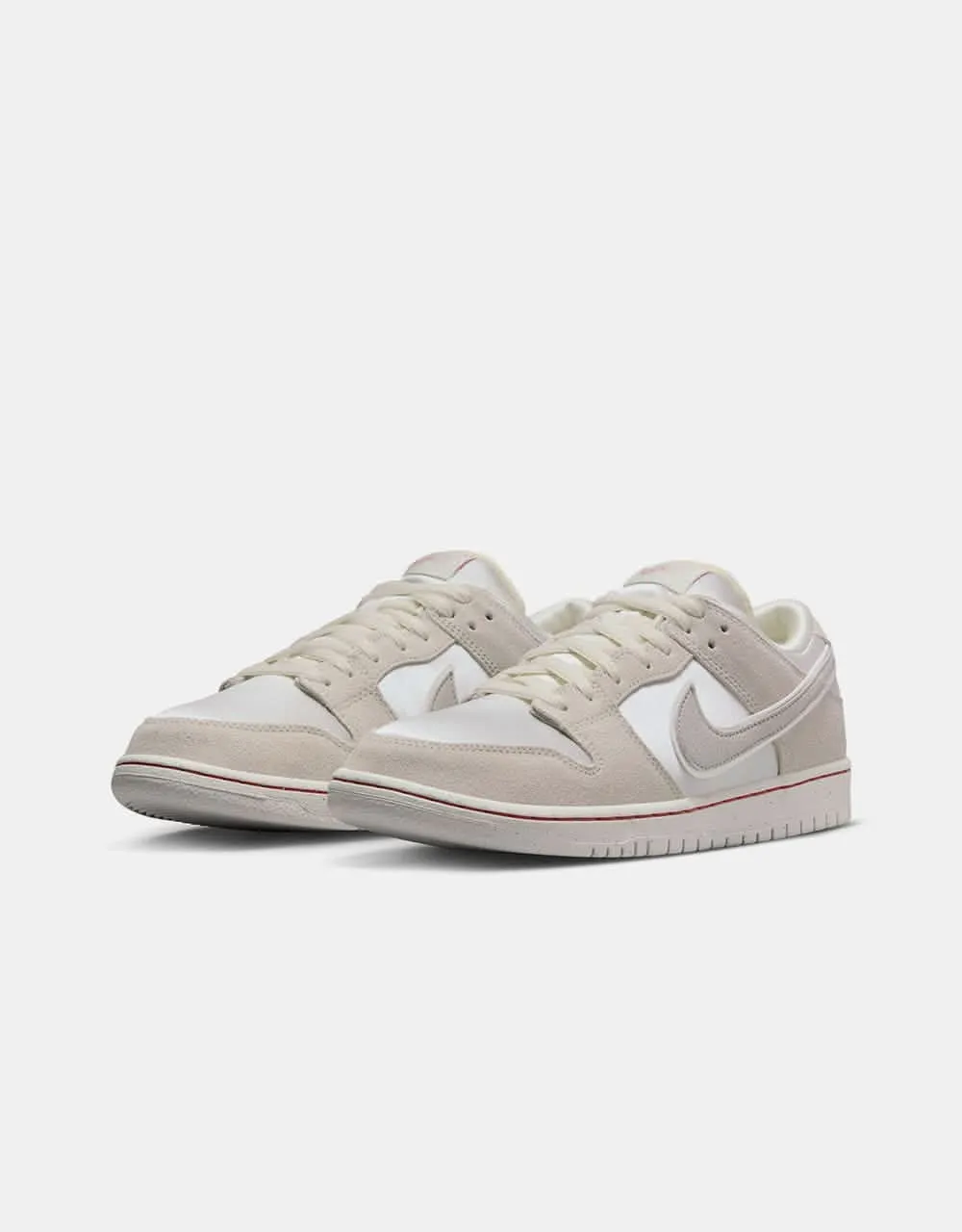 Nike SB 'City of Love' Dunk Low Premium Skate Shoes - Coconut Milk/Lt Bone-Phantom-Univ Red-Sail