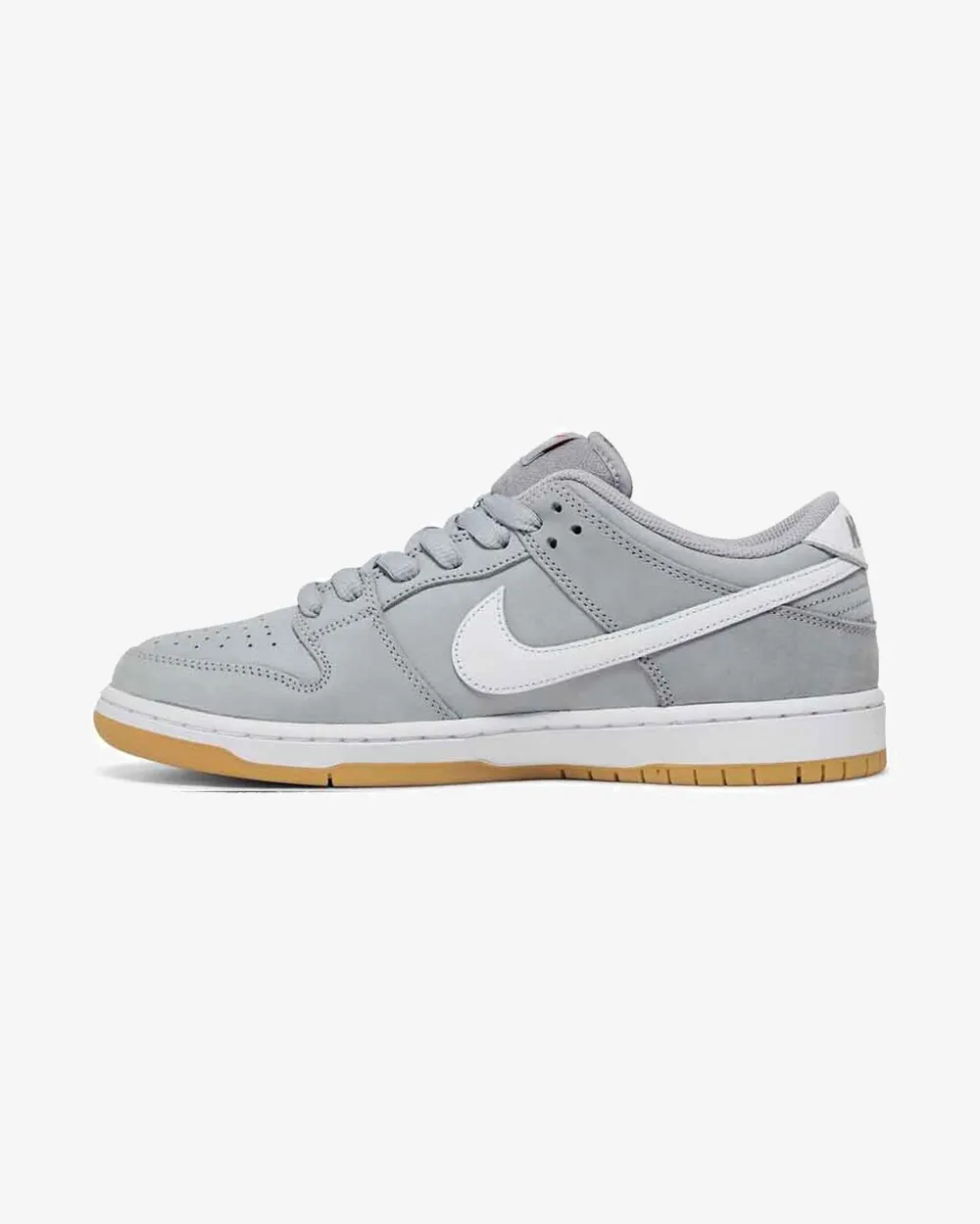 NIKE SB DUNK LOW PRO ISO ORANGE LABEL WOLF GREY GUM (NEW)