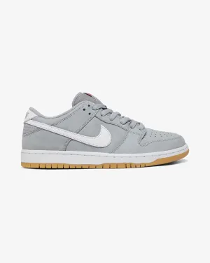 NIKE SB DUNK LOW PRO ISO ORANGE LABEL WOLF GREY GUM (NEW)