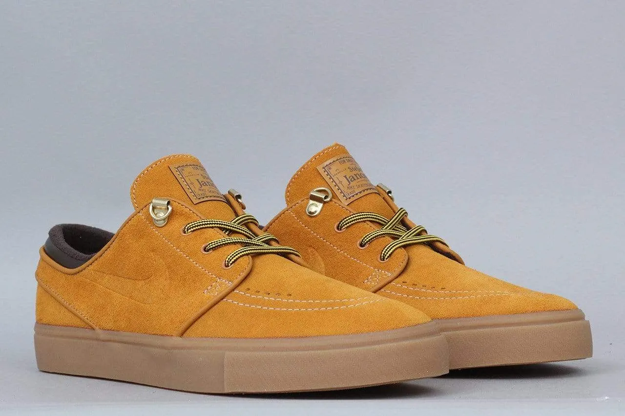 Nike SB Stefan Janoski Premium Shoes Bronze / Bronze - Gum Light Brown