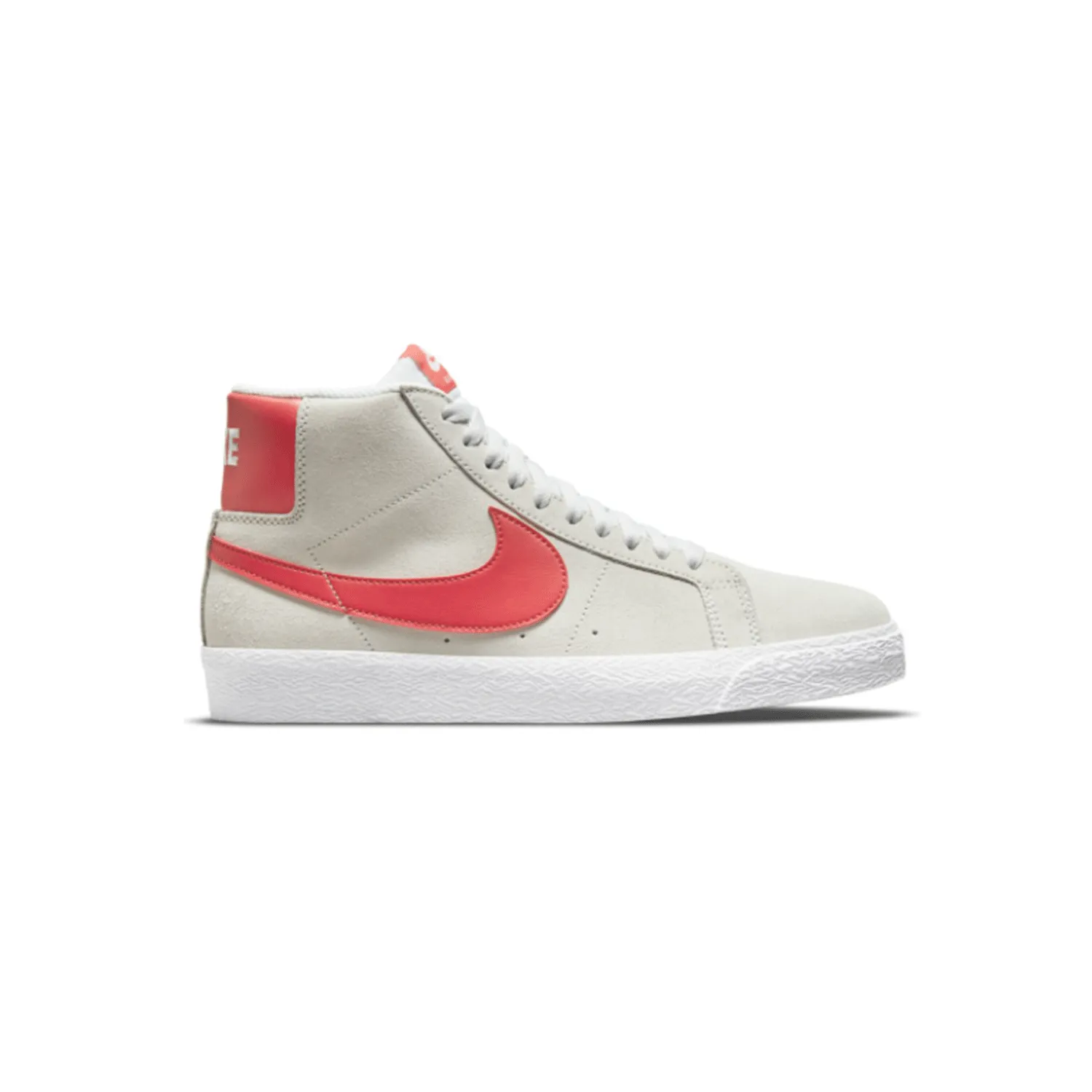 Nike SB - Zoom Blazer Mid Skate Shoes - Summit White/Lobster SALE