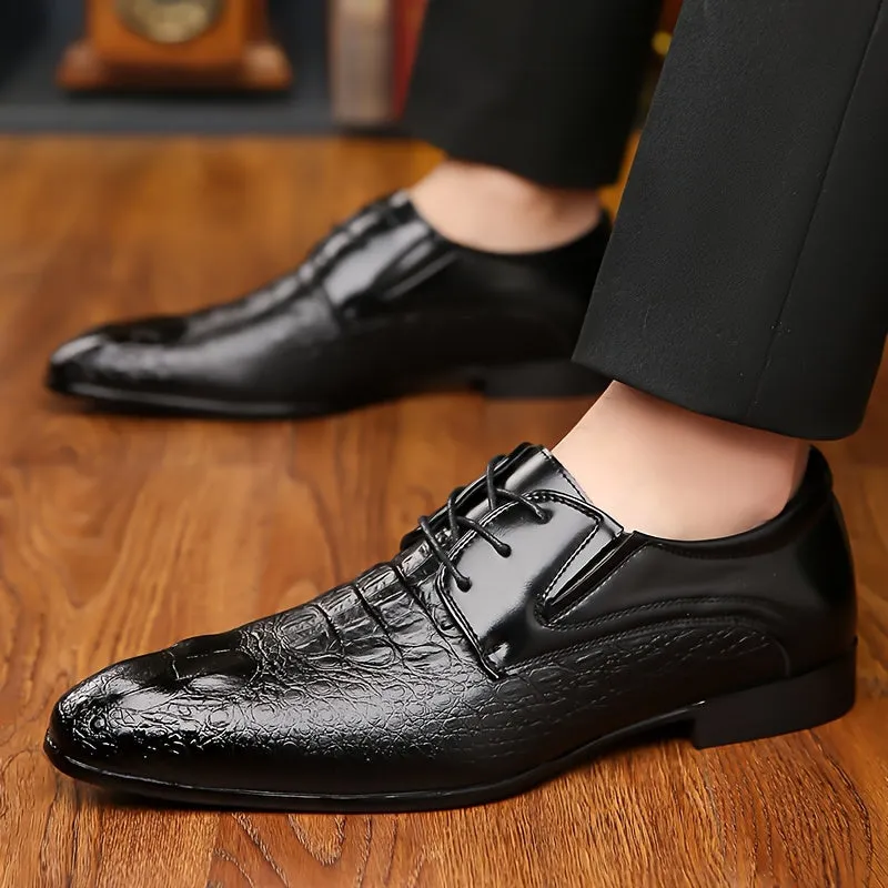 Office Shoes Leather For Men | Plus Size Classic Derbys