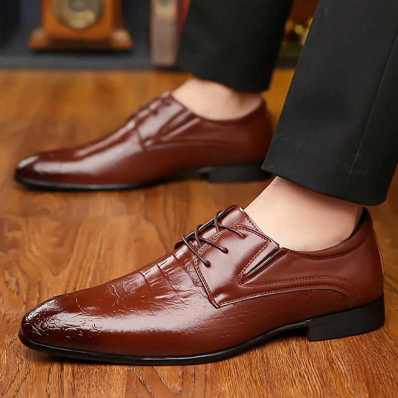 Office Shoes Leather For Men | Plus Size Classic Derbys