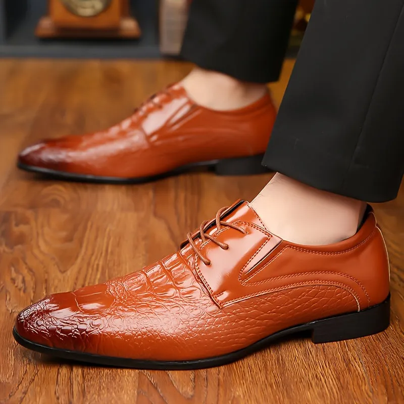 Office Shoes Leather For Men | Plus Size Classic Derbys