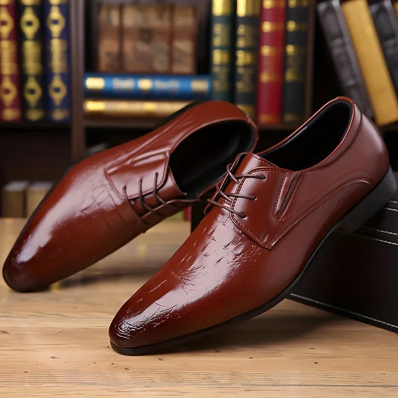 Office Shoes Leather For Men | Plus Size Classic Derbys