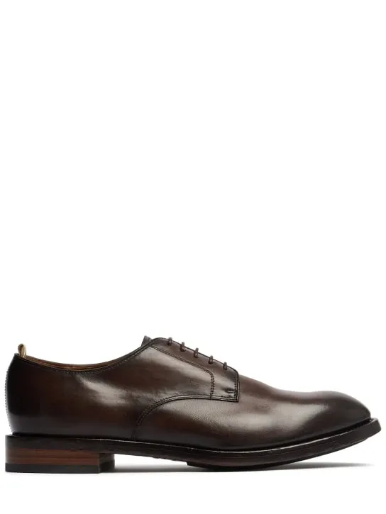 Officine Creative   Temple leather derby shoes 