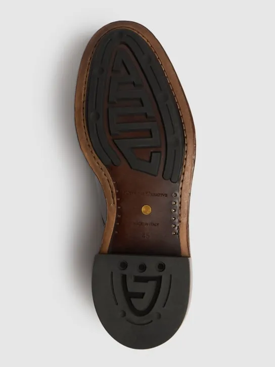 Officine Creative   Temple leather derby shoes 