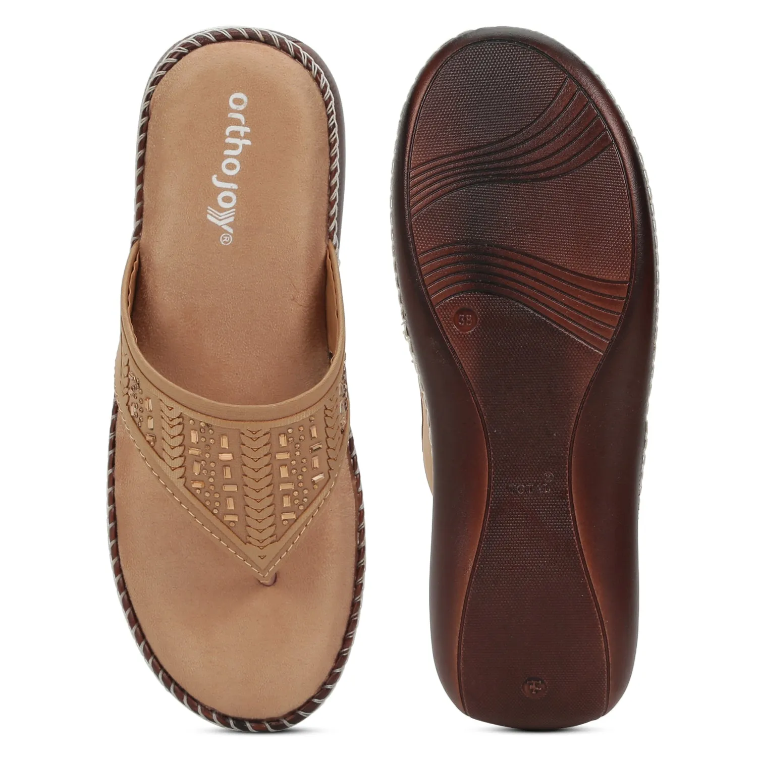 ORTHO JOY Fancy Footwear For Women