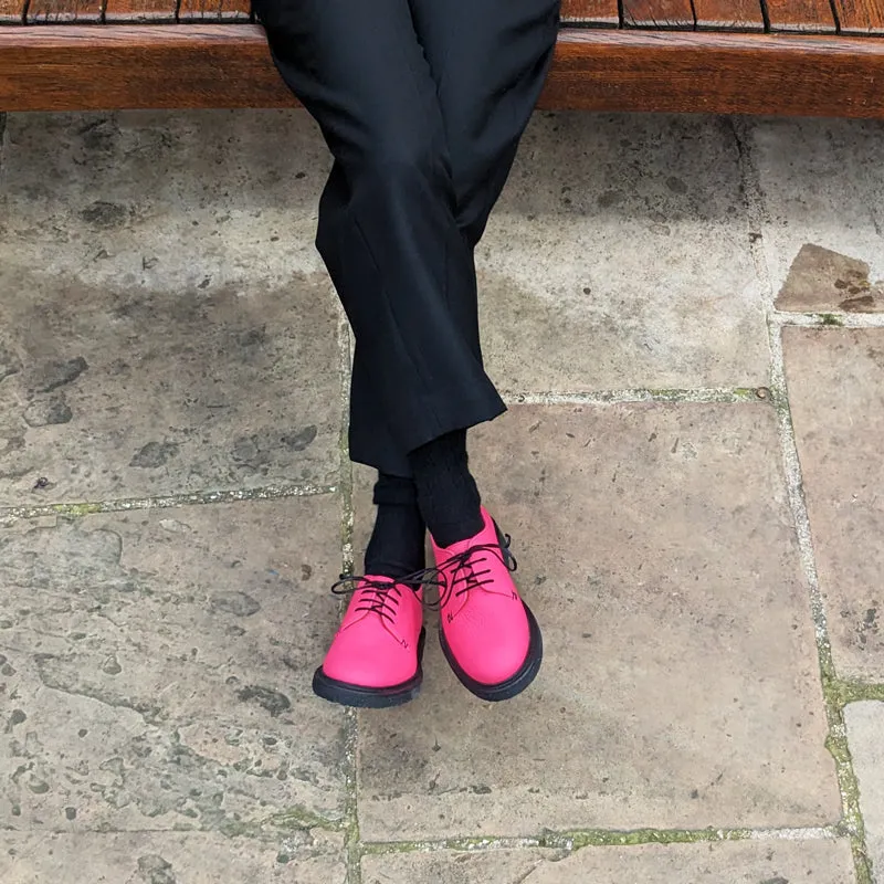 PABLO Hot Pink | Leather Derby