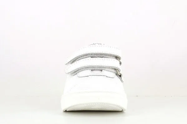 Pablosky Kids White Leather Sneaker - 283100