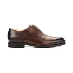 Patina Chocolate Derby Shoes - PENFORD