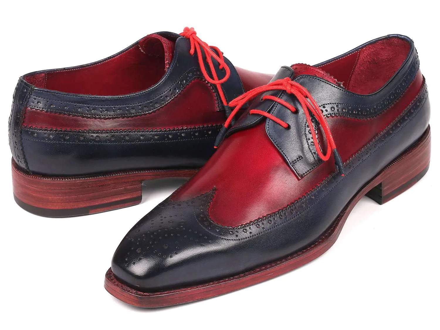 Paul Parkman Handmade Wingtip Derby Shoes