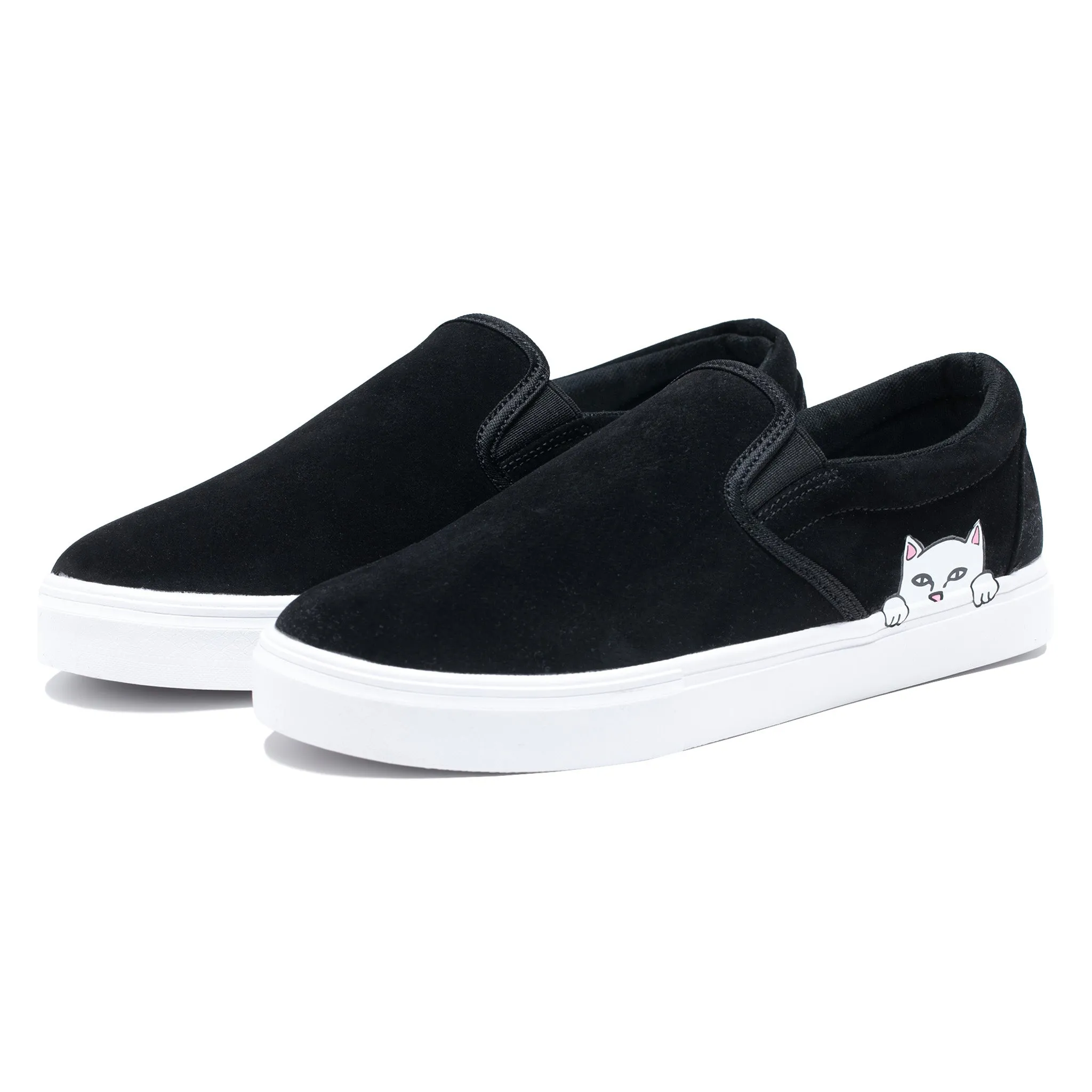 Peeking Nermal Slip On Shoes (Black)
