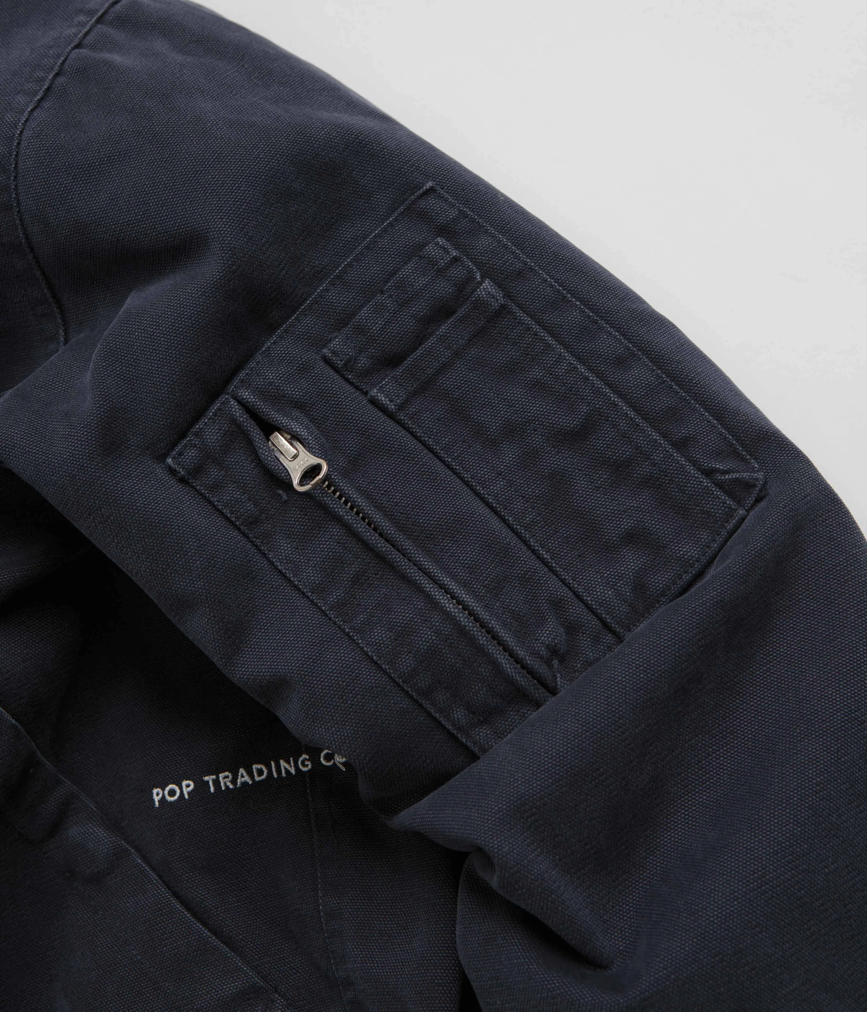 Pop Trading Company Flight Jacket - Navy