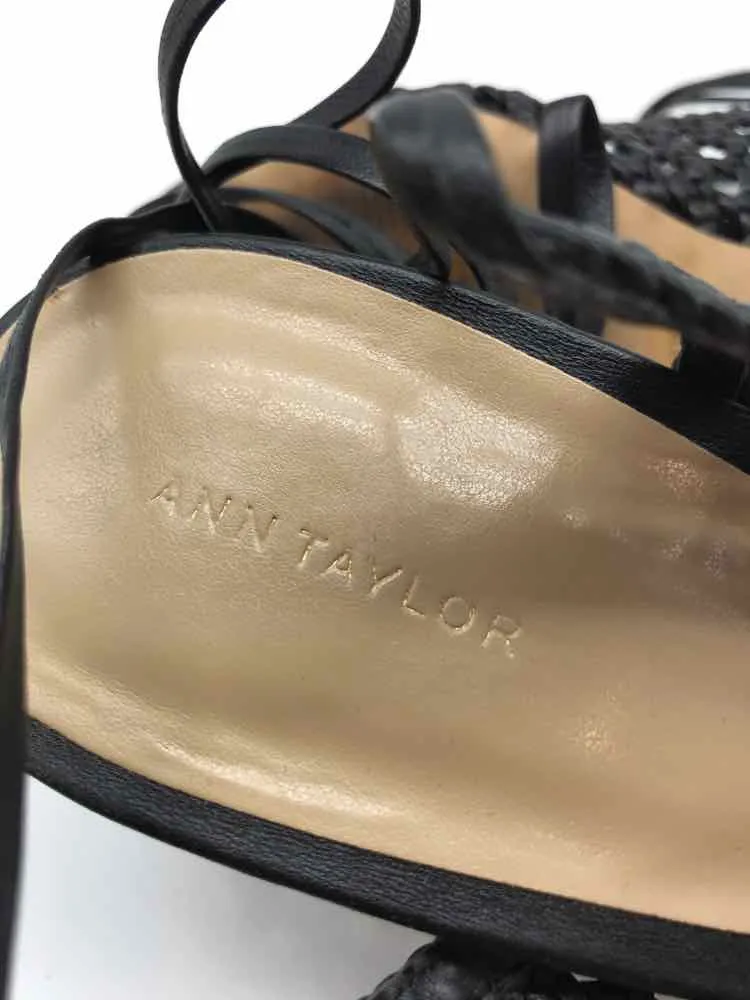 Pre-Owned Ann Taylor Black Size 9 Pump Heels