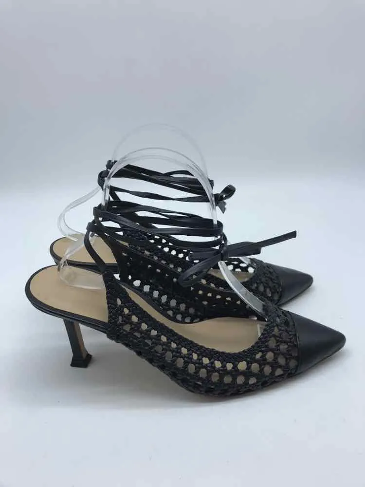 Pre-Owned Ann Taylor Black Size 9 Pump Heels