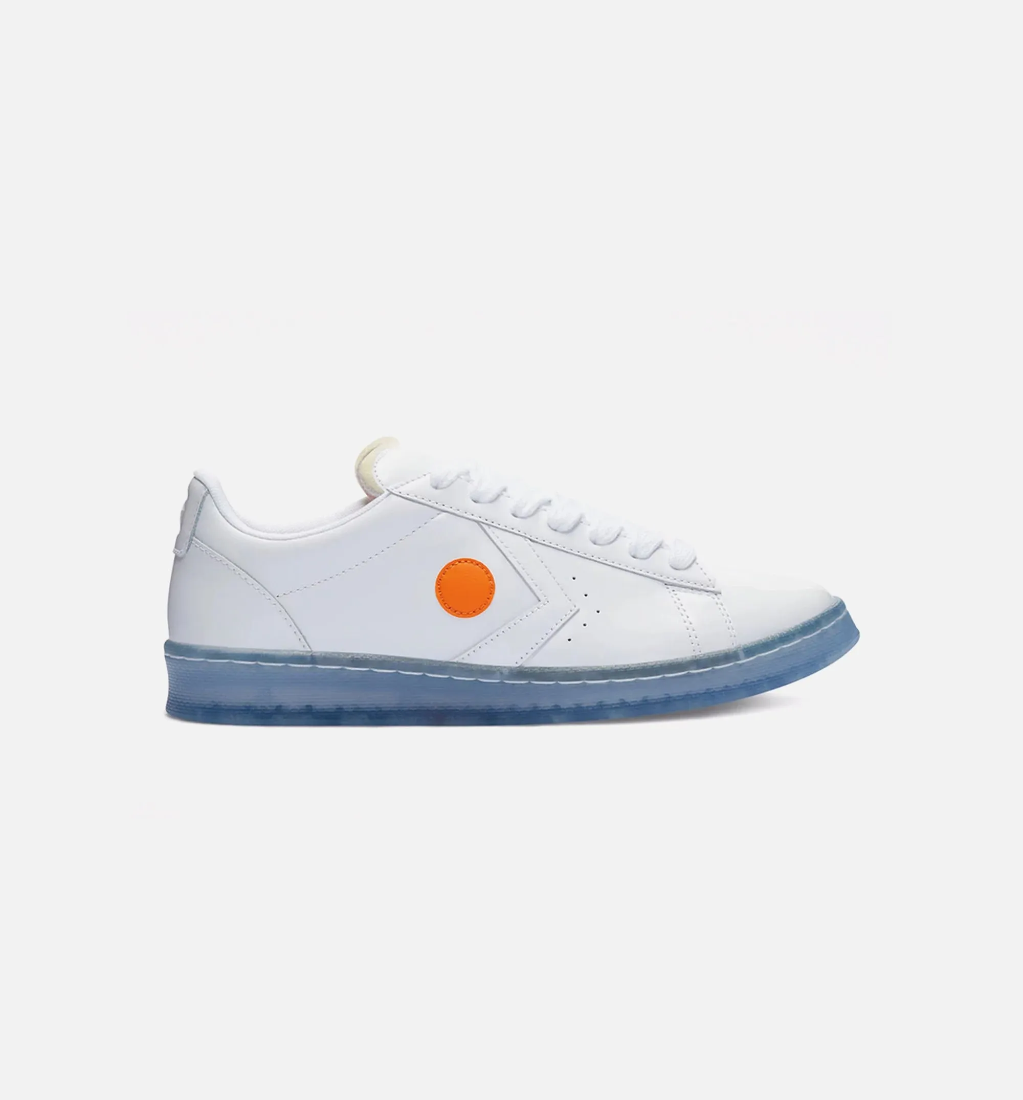 Pro Leather Low Top Mens Lifestyle Shoe - White/Blue/Orange