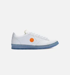 Pro Leather Low Top Mens Lifestyle Shoe - White/Blue/Orange