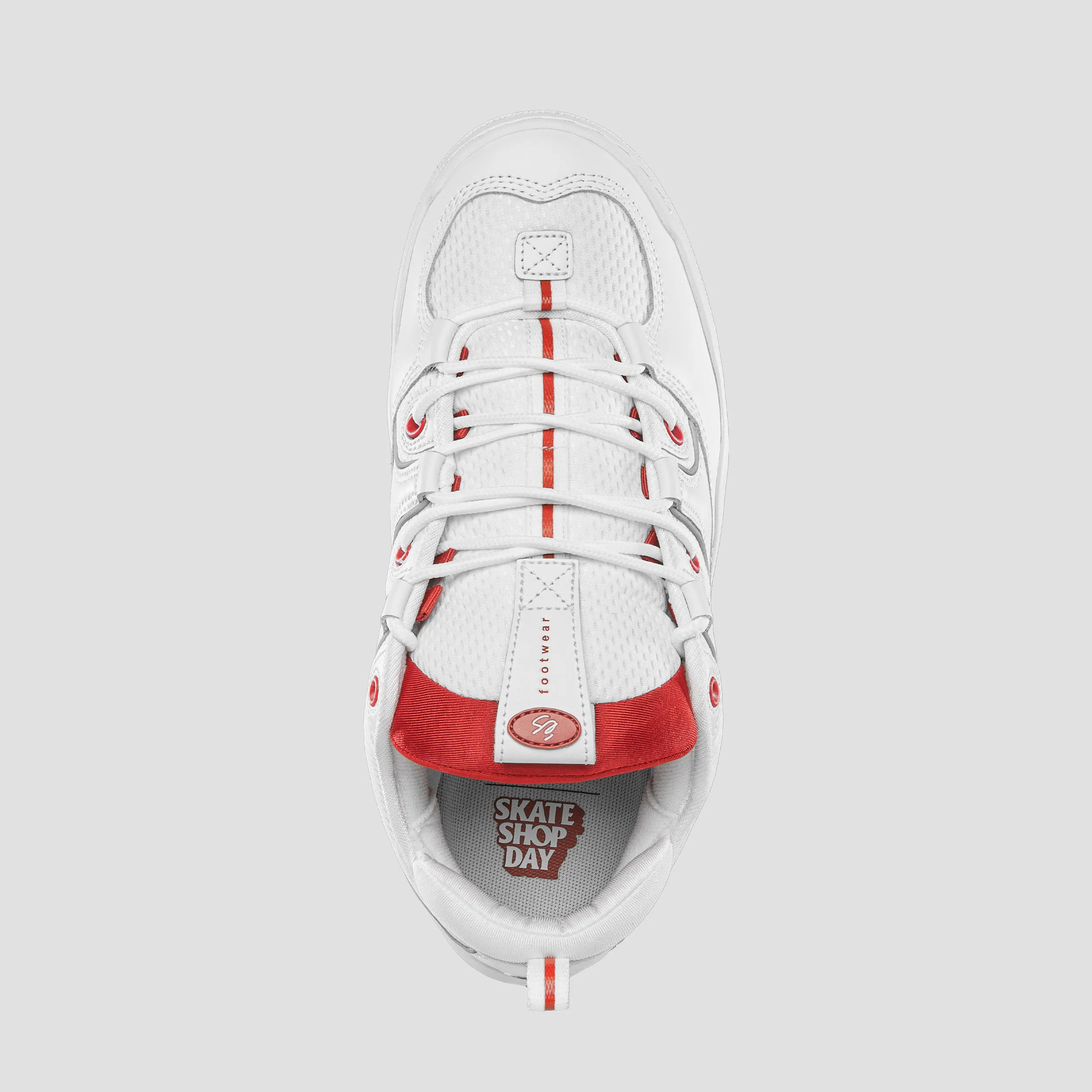 éS Two Nine 8 Skate Shoes White Red