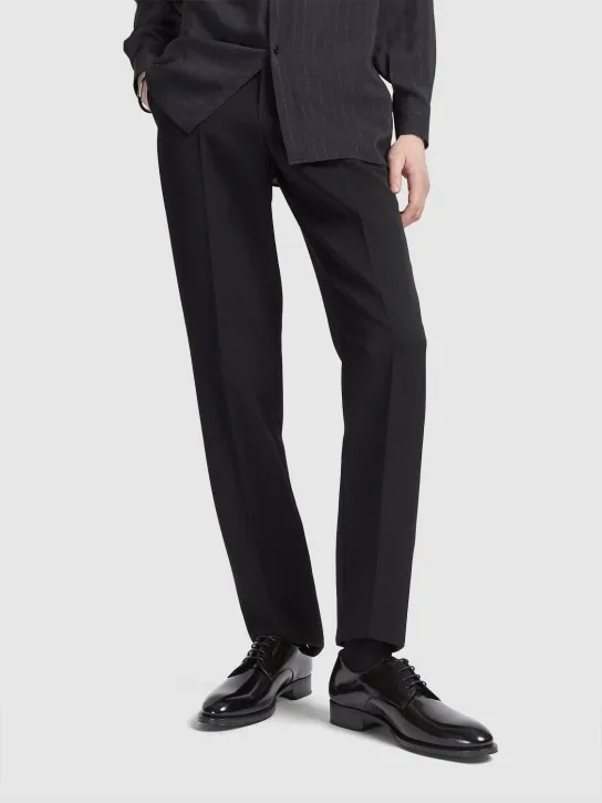 Saint Laurent   Adrien 25 leather derby shoes 