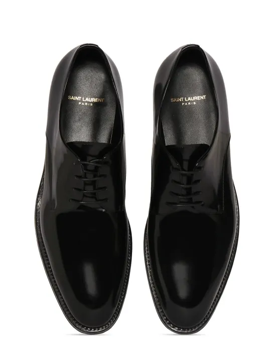 Saint Laurent   Adrien 25 leather derby shoes 