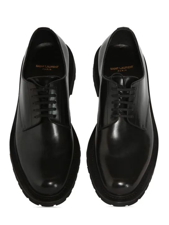 Saint Laurent   Army 20 leather derby shoes 