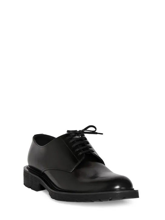 Saint Laurent   Army 20 leather derby shoes 