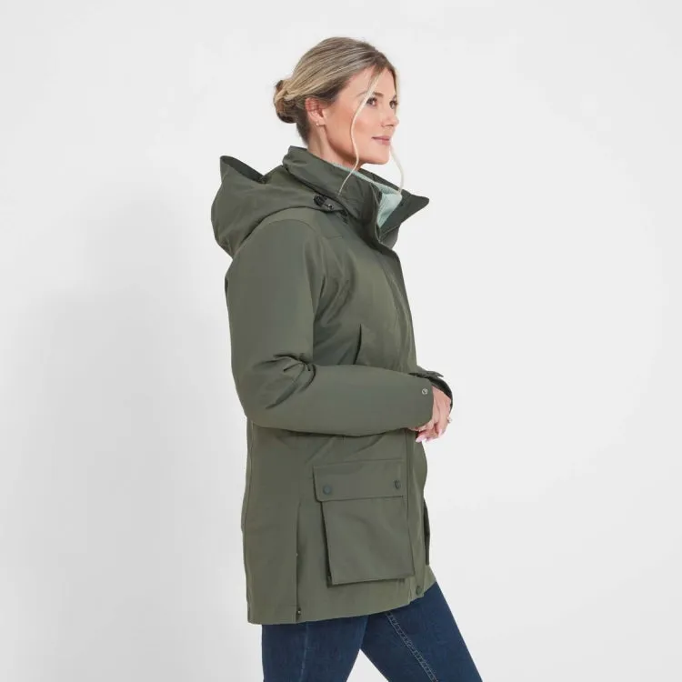 Schoffel Ladies Uppingham 3 in 1 Coat - Forest