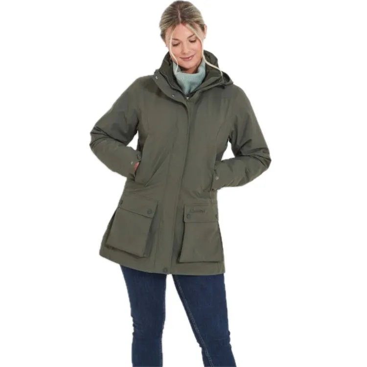 Schoffel Ladies Uppingham 3 in 1 Coat - Forest