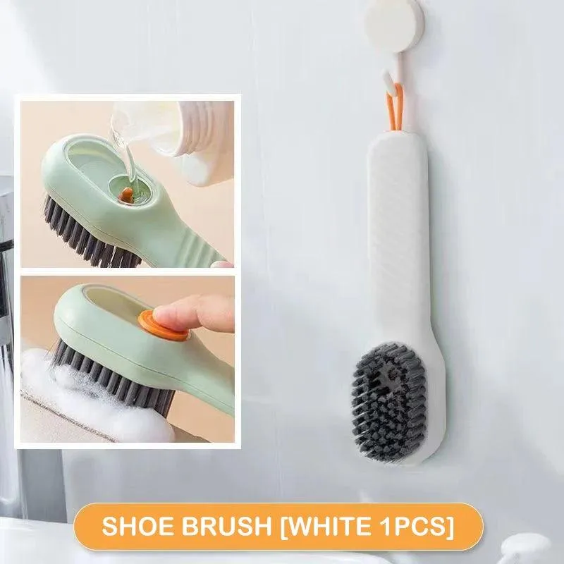 Shoe Cleaning Brush with Soap Dispenser
