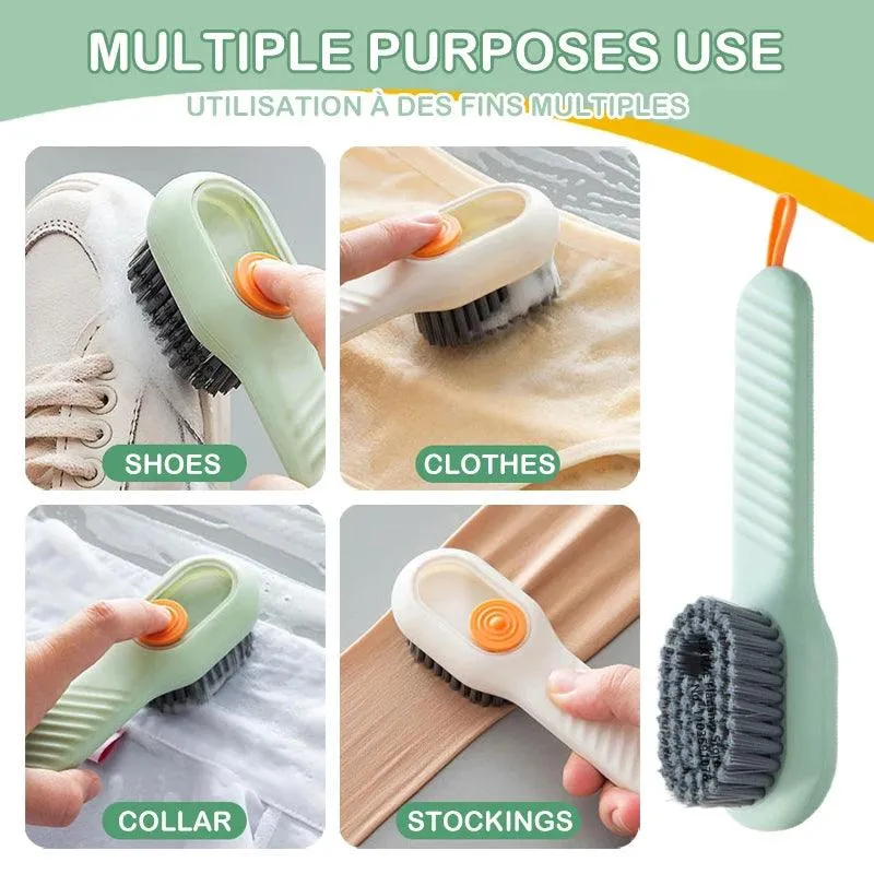 Shoe Cleaning Brush with Soap Dispenser