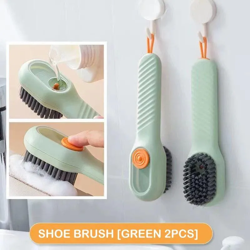 Shoe Cleaning Brush with Soap Dispenser
