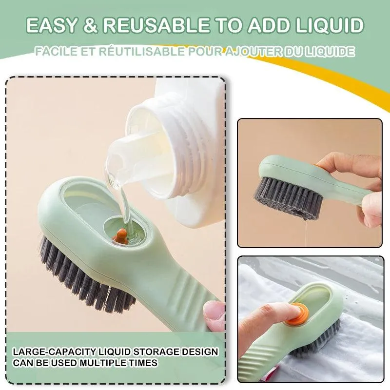 Shoe Cleaning Brush with Soap Dispenser
