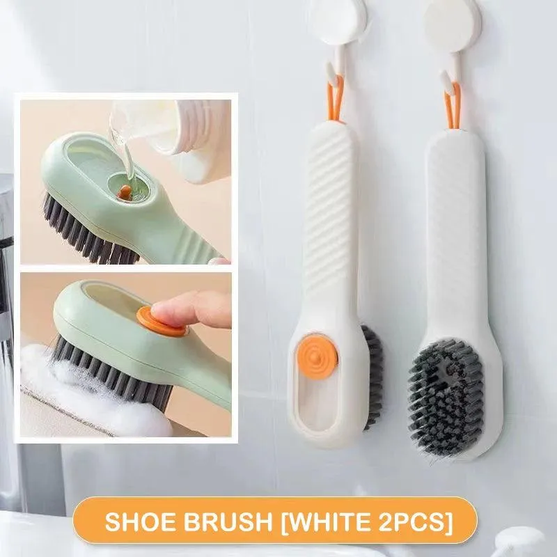 Shoe Cleaning Brush with Soap Dispenser