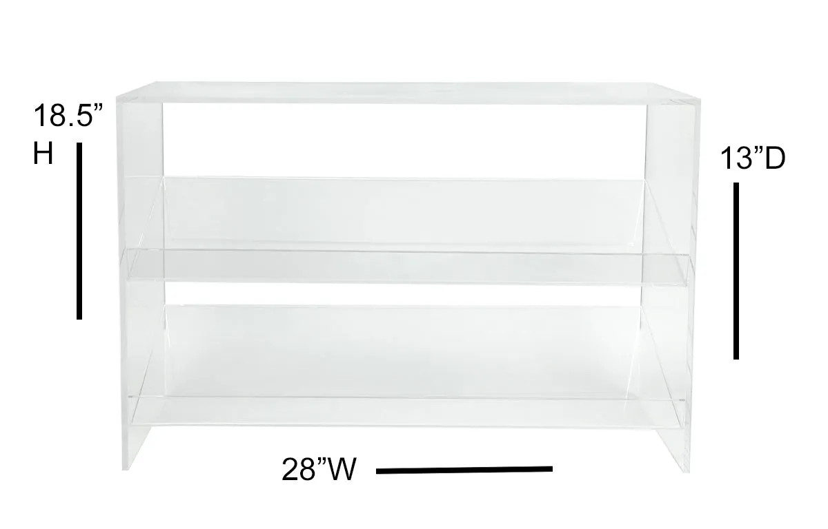 Simply Brilliant Acrylic Shoe Rack