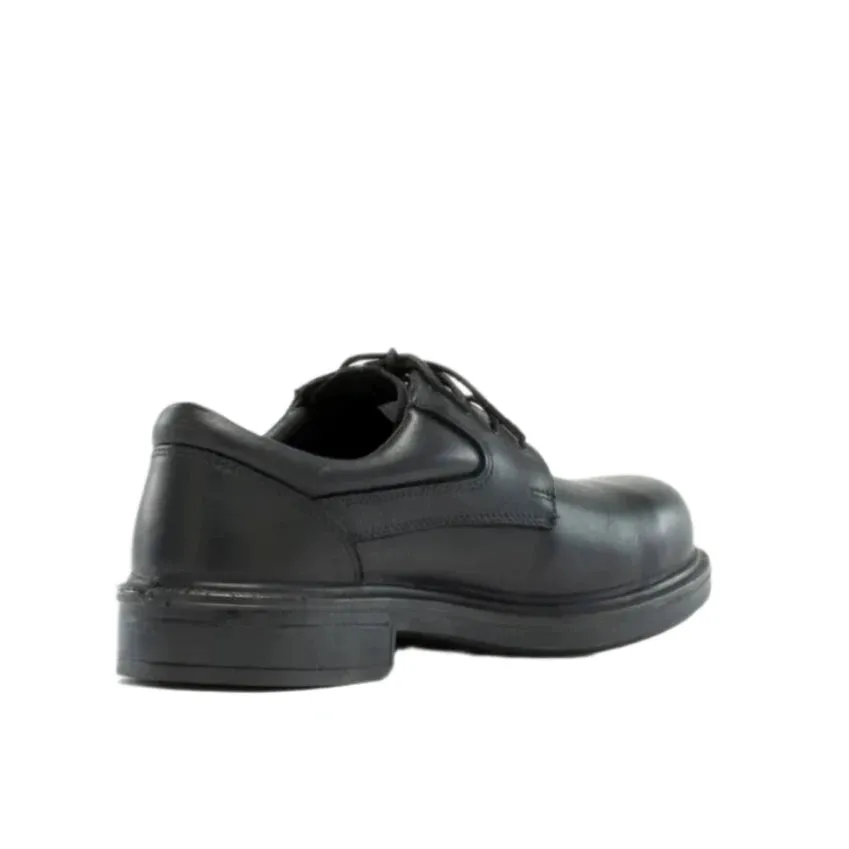 Steel Blue Black Manly Lace up Steel Toe Cap Safety Shoe (316109) (Pre-Order)