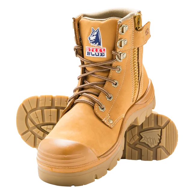Steel Blue Mens Argyle Zip Bump Cap Work Boots