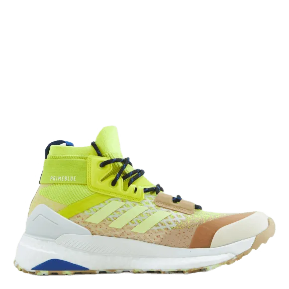 Terrex Free Hiker Primeblue Hiking Shoes Beige Tone / Pulse Yellow / Acid Yellow