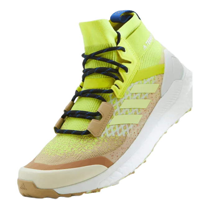 Terrex Free Hiker Primeblue Hiking Shoes Beige Tone / Pulse Yellow / Acid Yellow