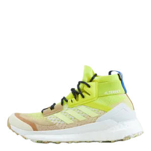 Terrex Free Hiker Primeblue Hiking Shoes Beige Tone / Pulse Yellow / Acid Yellow