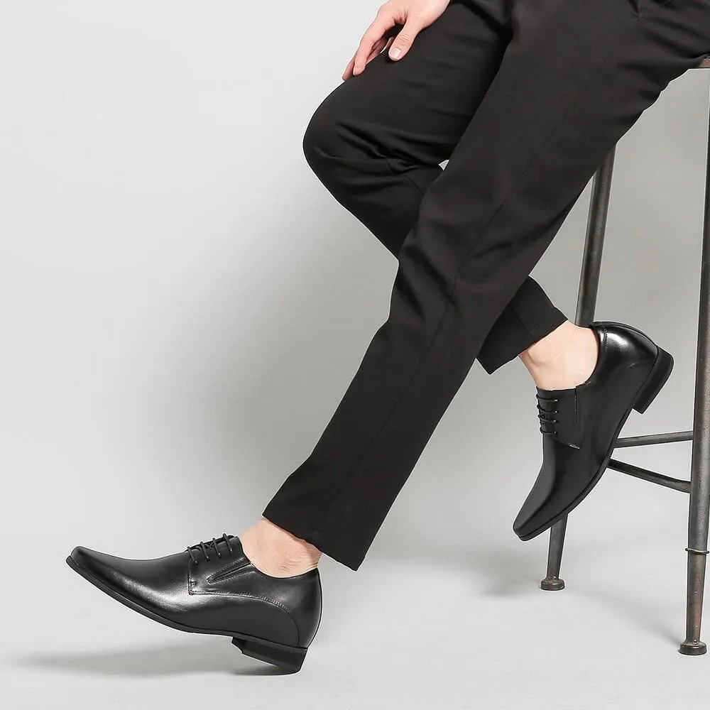 This item only ships to Europe - 8 CM / 3.15 Inches CMR CHAMARIPA Formal Height Increasing Shoes High Heel Men Dress Shoes