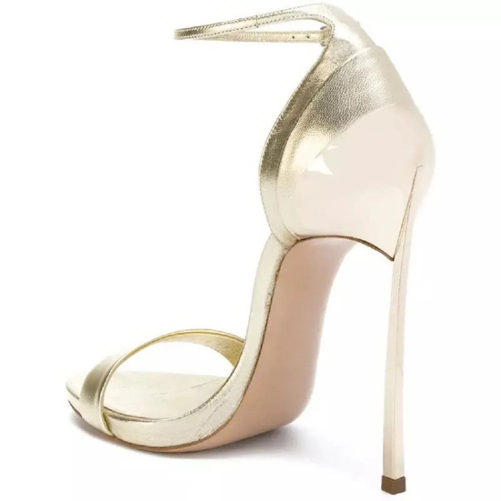 Tucomosi Women Stiletto Open Toe Ankle Strap Party High Heels