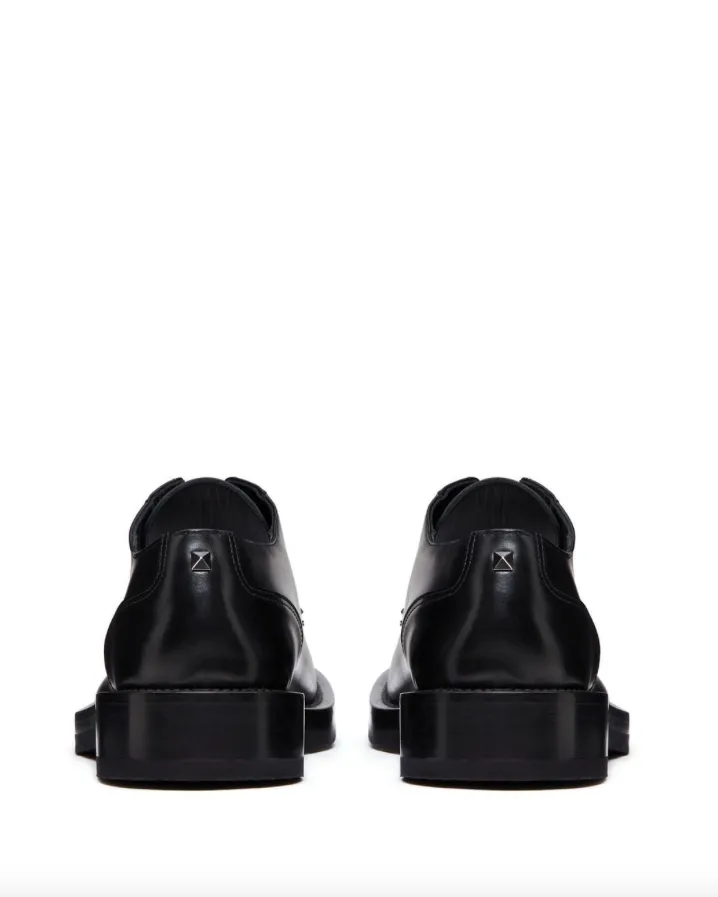 Valentino Garavani rockstud essential calf leather derby