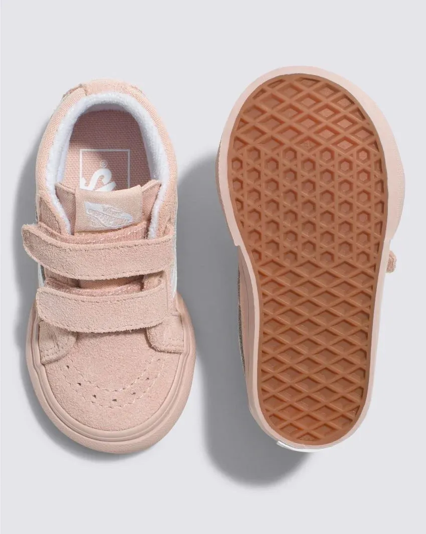 VANS Sk8-Mid Reissue V Pastel Mono Rose Smoke - Pink