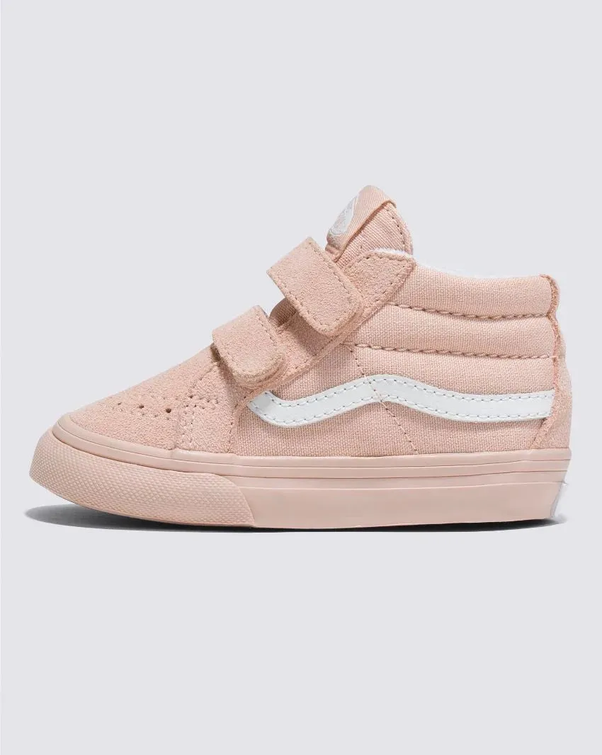 VANS Sk8-Mid Reissue V Pastel Mono Rose Smoke - Pink