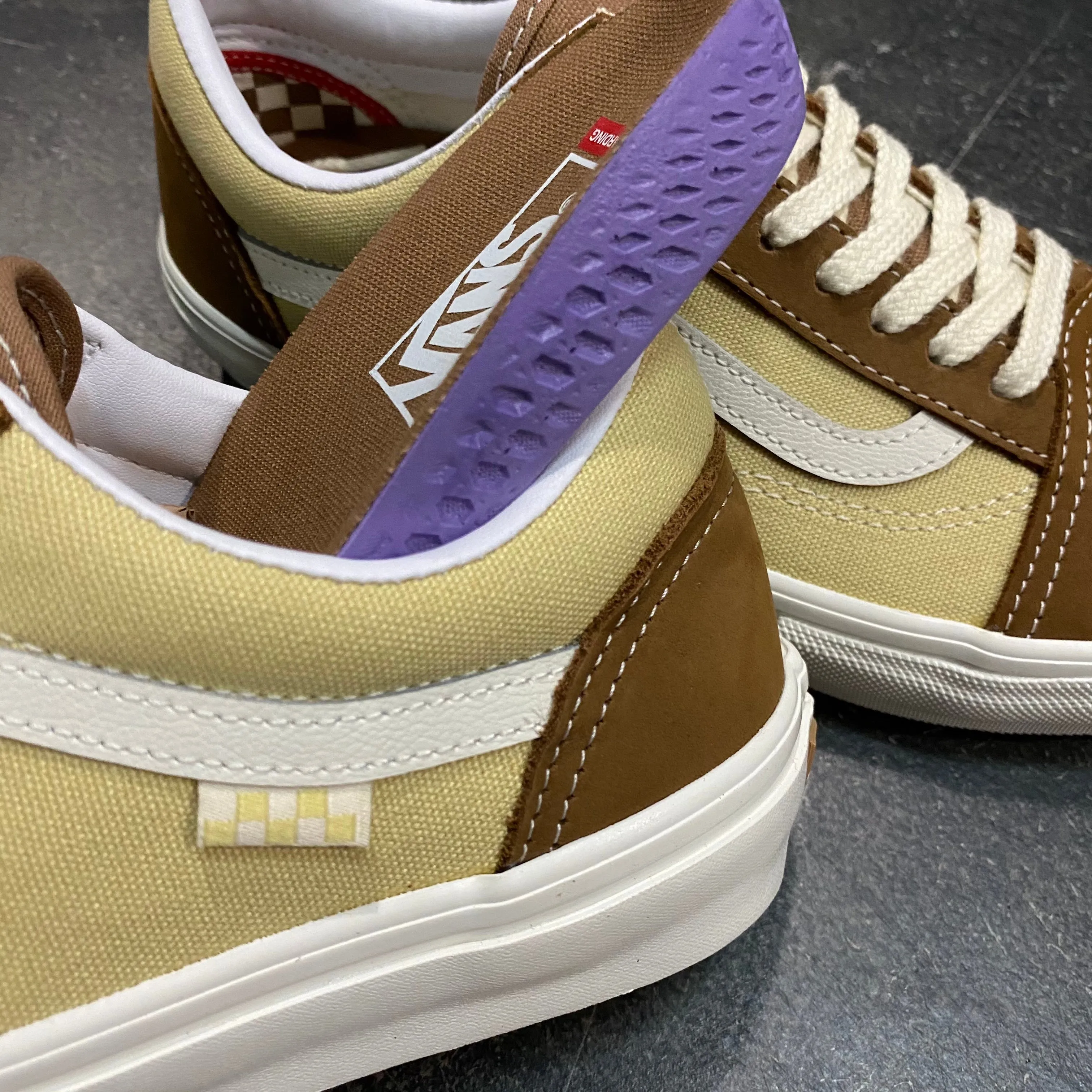 Vans Skate Old Skool Nubuck/Canvas Brown