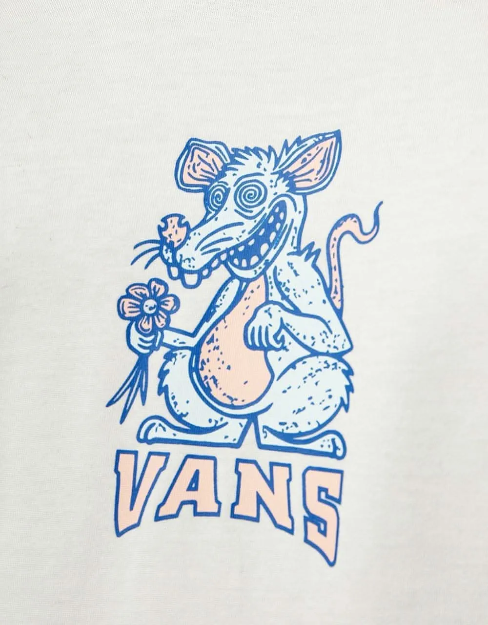 Vans Trippy Rat T-Shirt - Antique White