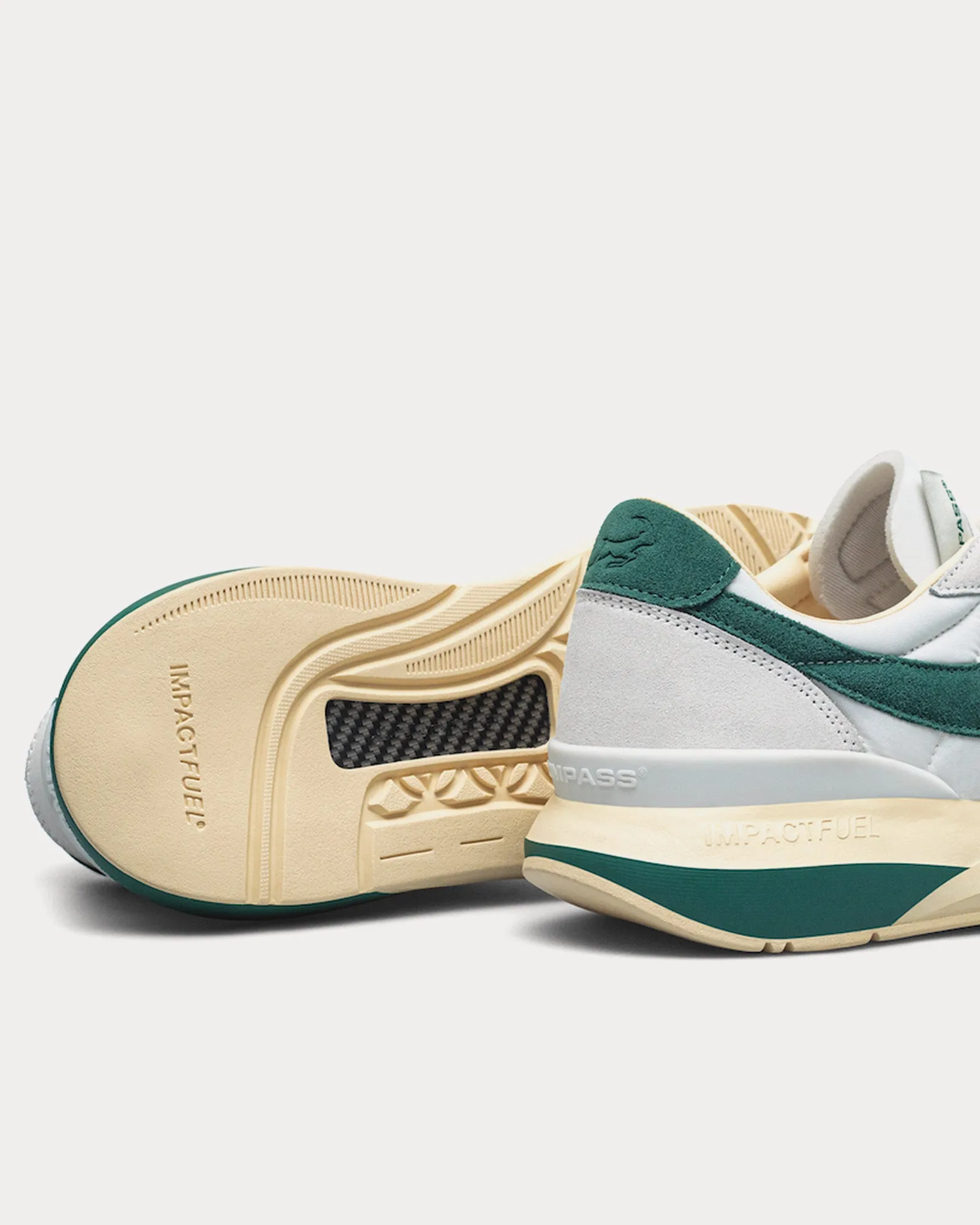 Velocity Creme / Spinach Low Top Sneakers