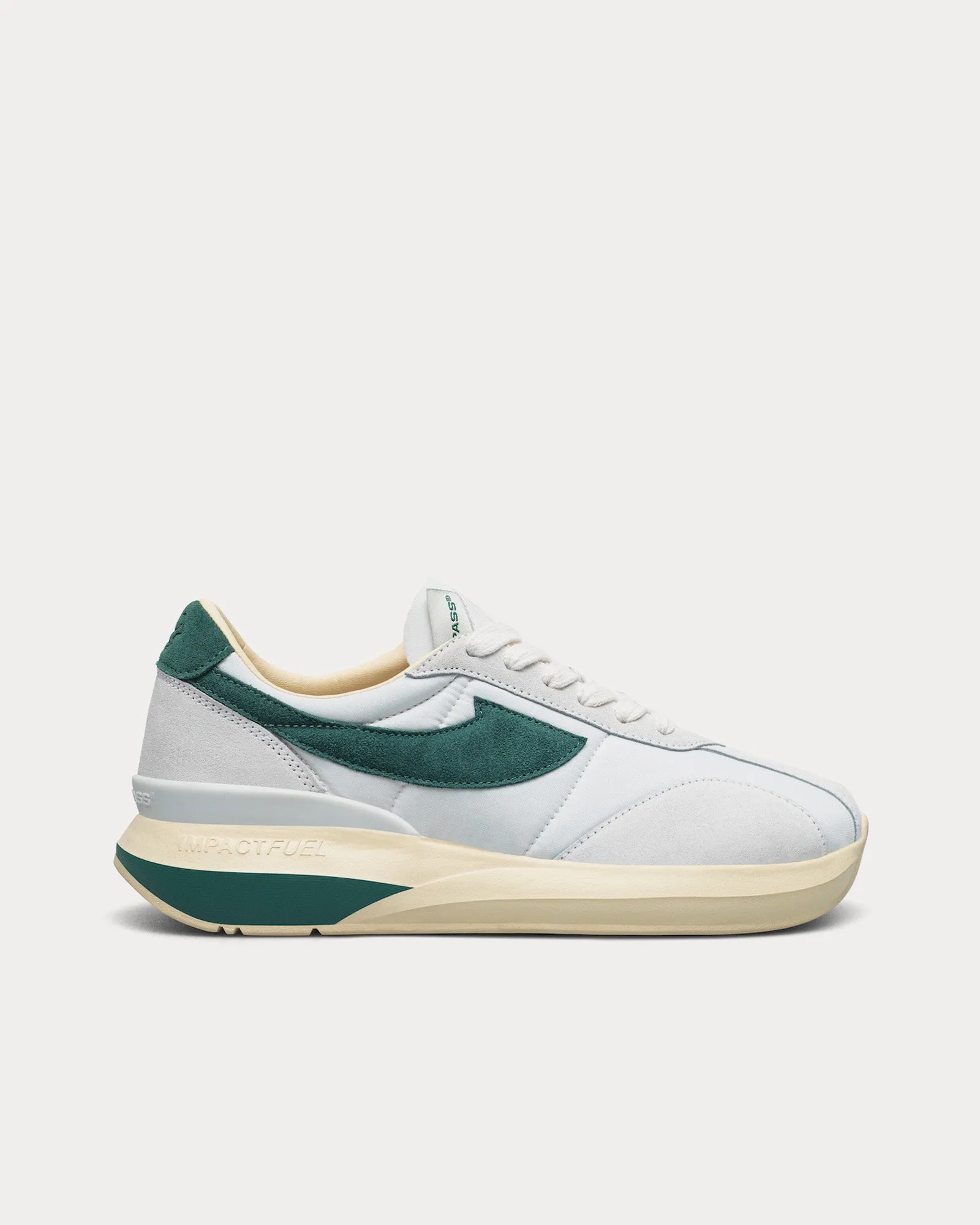 Velocity Creme / Spinach Low Top Sneakers