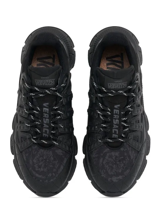 Versace   Leather sneakers 